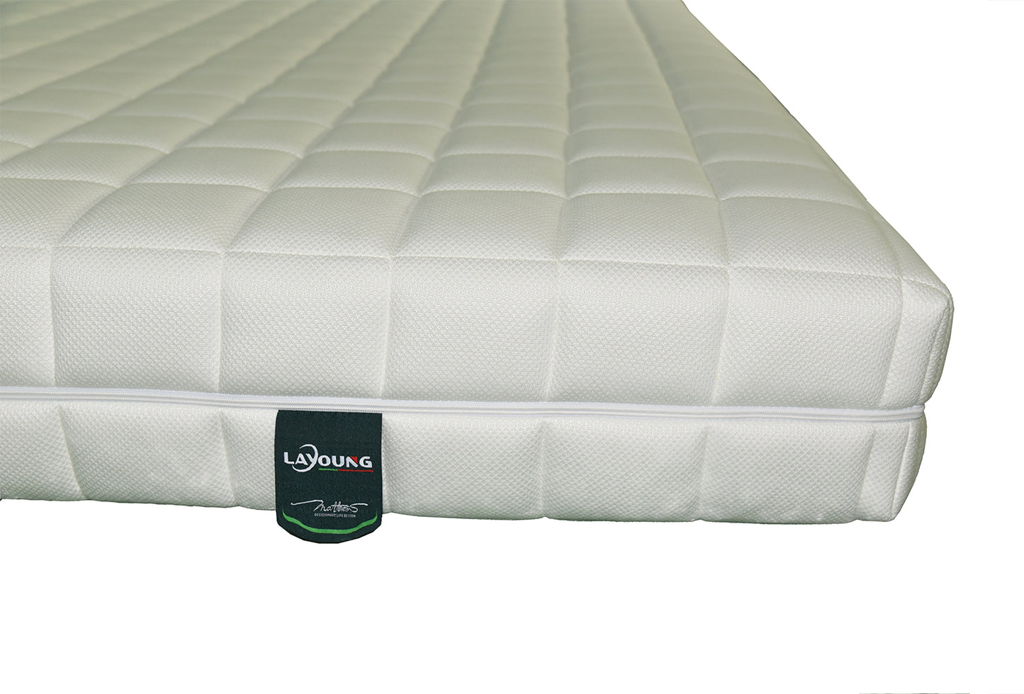 LAYOUNG Latex Memory Foam Mattress,high-grade knitted fabric with middle zipper, high elastic foam pocket sprung mattress,23cm, for Maintaining Superior Ventilation,roll packing  100PCS OEM ODM