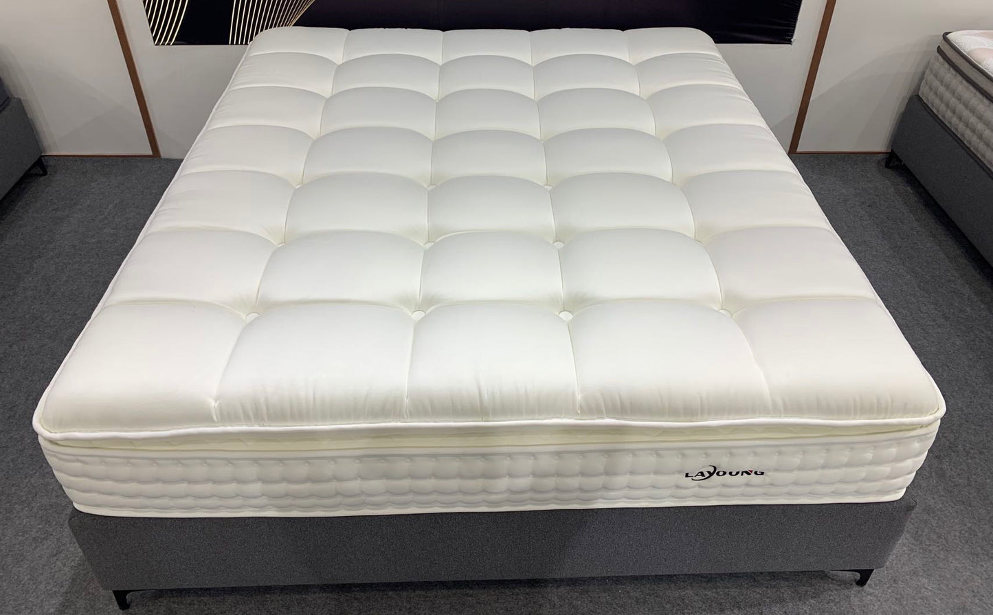 LAYOUNG mattress with pocket spring,the extreme comfort rayon fabric(MOQ 100PCS,wholesale only)