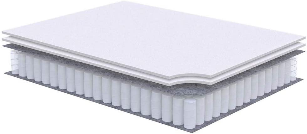 layoung mattress 10” Innerspring and Memory Foam  Mattress With pocket springs        100PCS OEM ODM