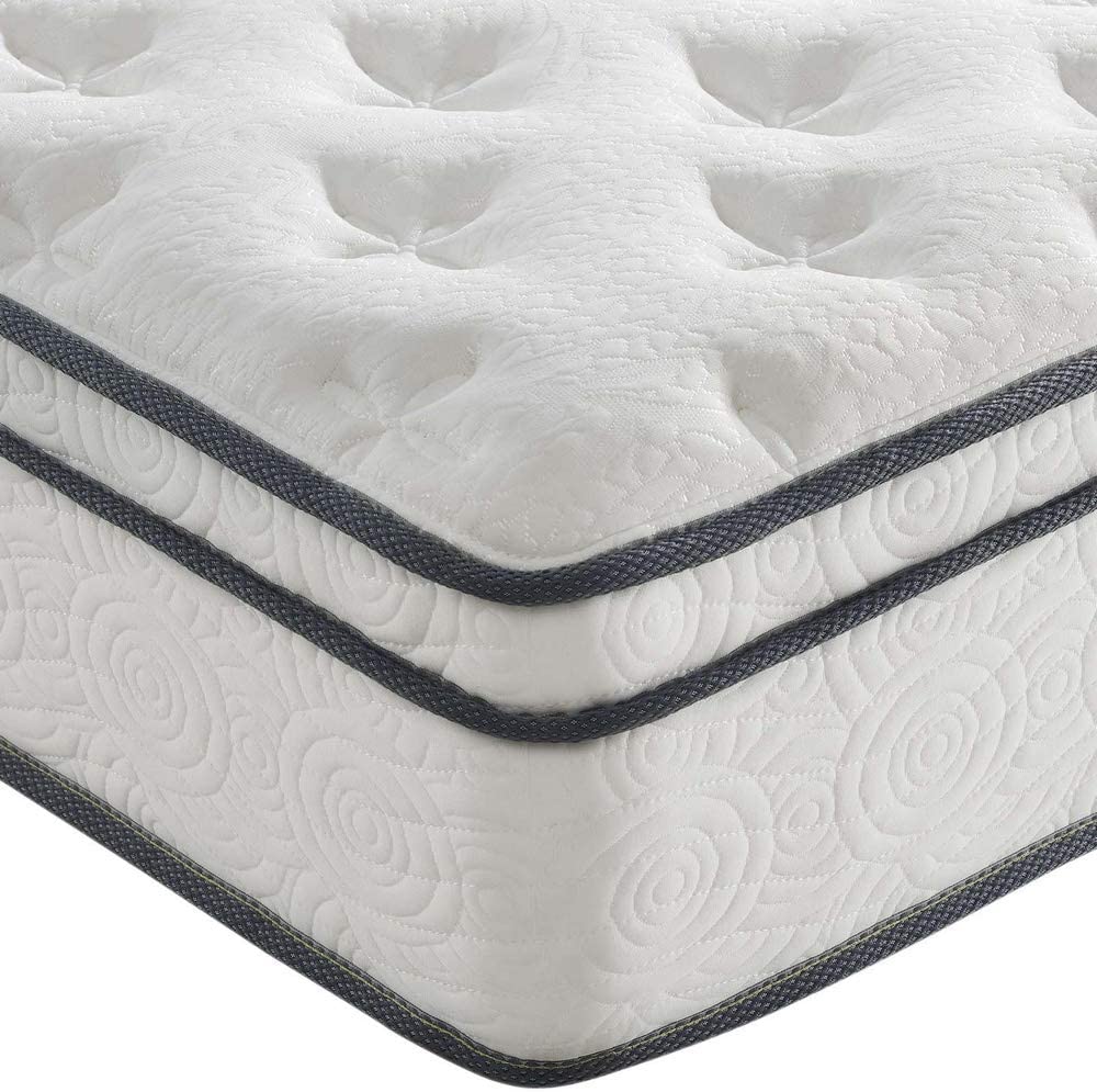 layoung mattress 10” Innerspring and Memory Foam  Mattress With pocket springs        100PCS OEM ODM