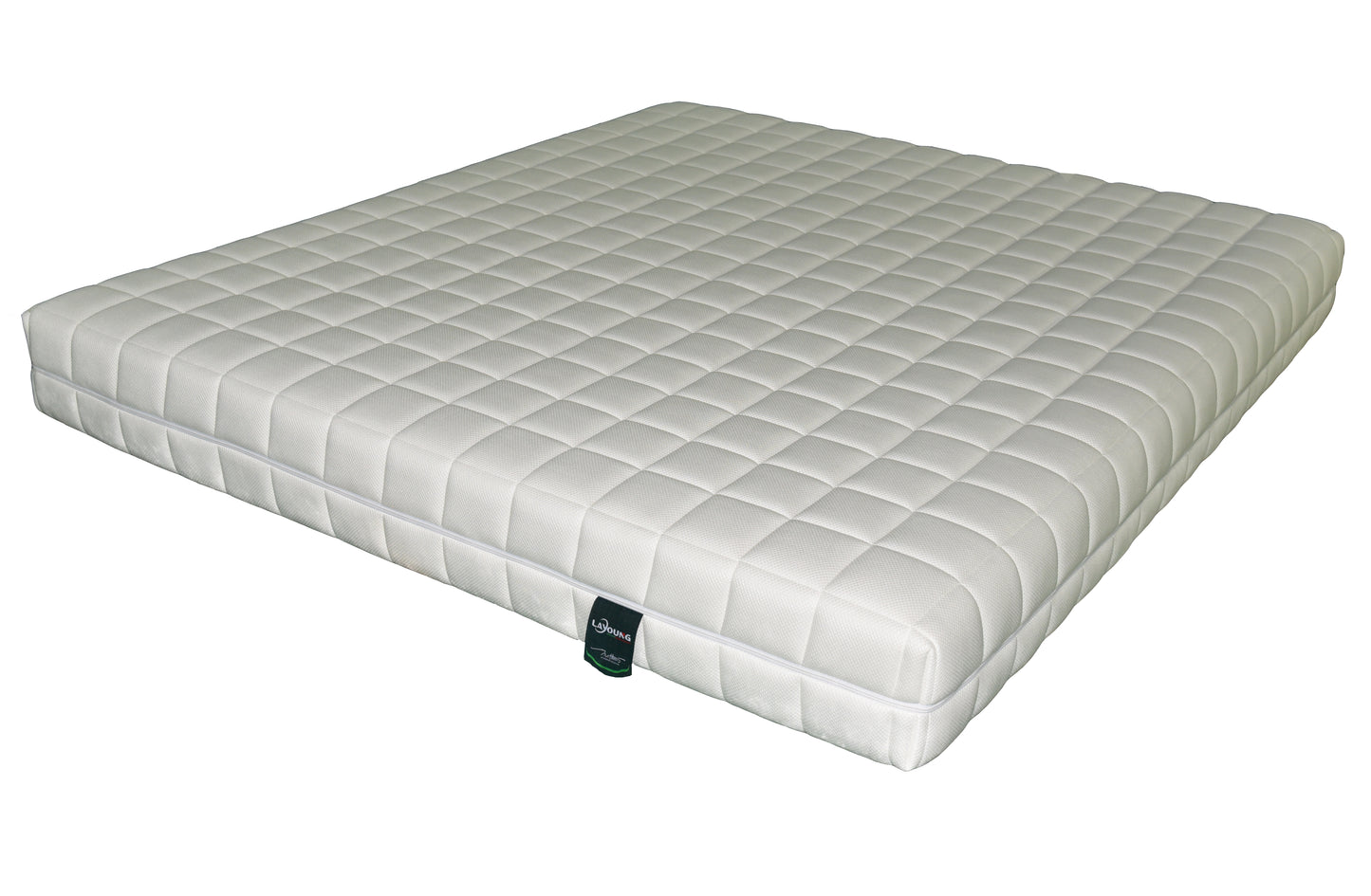 LAYOUNG Latex Memory Foam Mattress,high-grade knitted fabric with middle zipper, high elastic foam pocket sprung mattress,23cm, for Maintaining Superior Ventilation,roll packing  100PCS OEM ODM